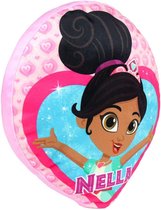 Nickelodeon - Nella de Ridderprinses - Sierkussen - Kussen - 30x35 Cm - Kinderkamer - Meisje - Roze.