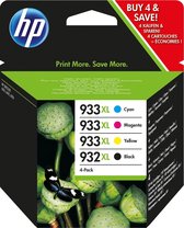 HP 932XL / 933XL - Inktcartridge / Zwart / Kleur / Hoge Capaciteit / 4-Pack
