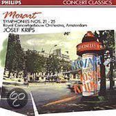 Mozart: Symphonies nos 21-25 / Krips, Concertgebouw Orch