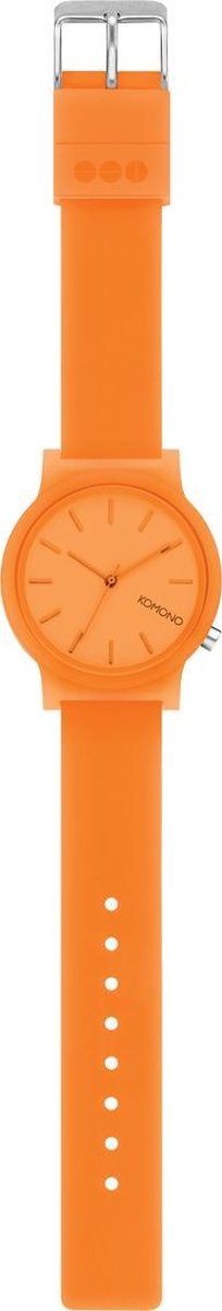 Komono Polshorloge Mono Neon Orange Glow ⌀ 38 mm - Dames en Heren