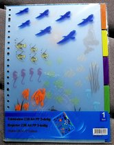 Tabbladen 23R  A4  PP  5-delig  Sea
