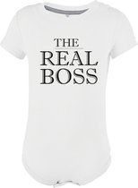 Rompertje "the real boss" maat 12mnd