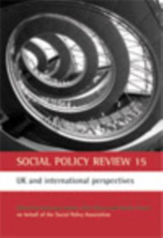 Social Policy Review 15 | 9781847424709 | Boeken | bol.com
