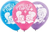 AMSCAN - 6 latex Shimmer + Shine ballonnen - Decoratie > Ballonnen