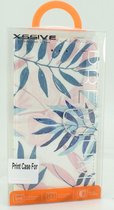 Xssive Hoesje voor Samsung Galaxy A60 - Book Case - Tropische Blaadjes