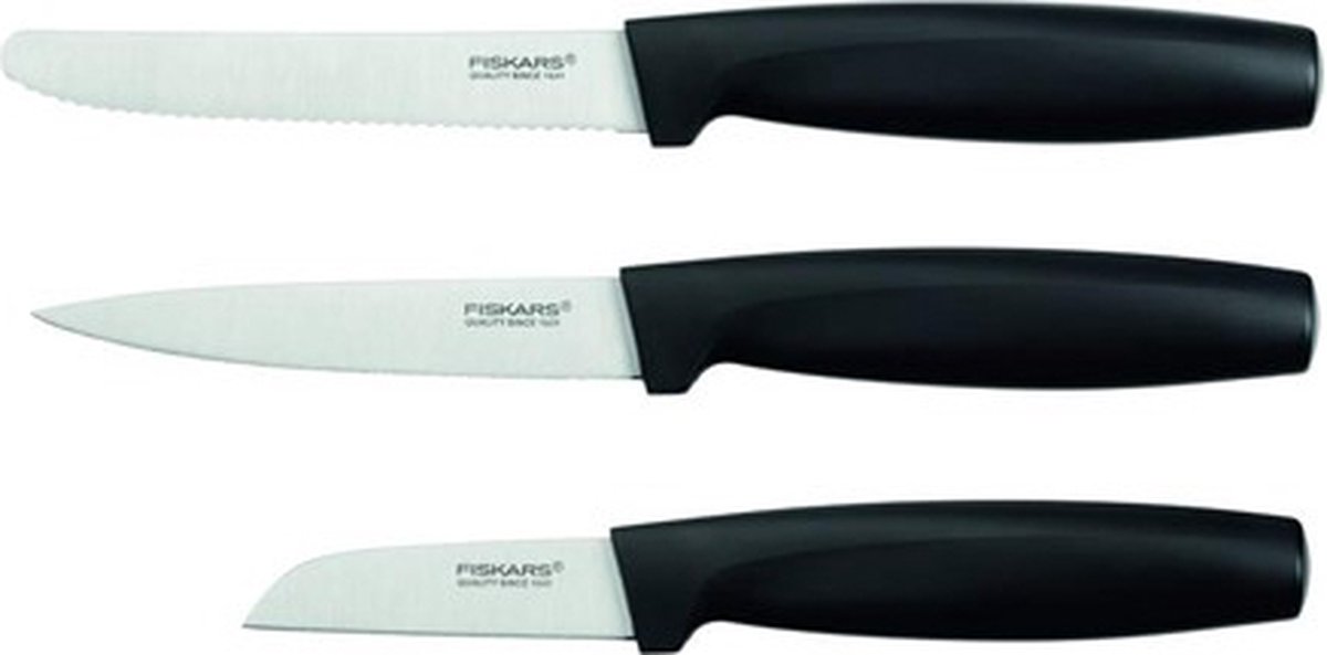 Fiskars Messenset 3 stuks Zwart