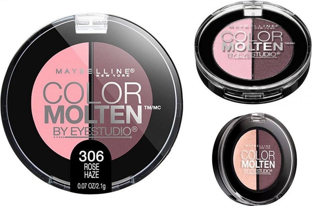 Maybelline Color Molten Cream Powder Eyeshadow - 306 Rose Haze - Maybelline