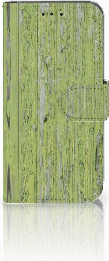 Boekhoesje voor Samsung Galaxy S10e Book Style Case Green Wood