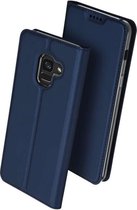 DUX DUCIS Samsung Galaxy A8 Plus (2018) Wallet Hoesje Slimline - Navy