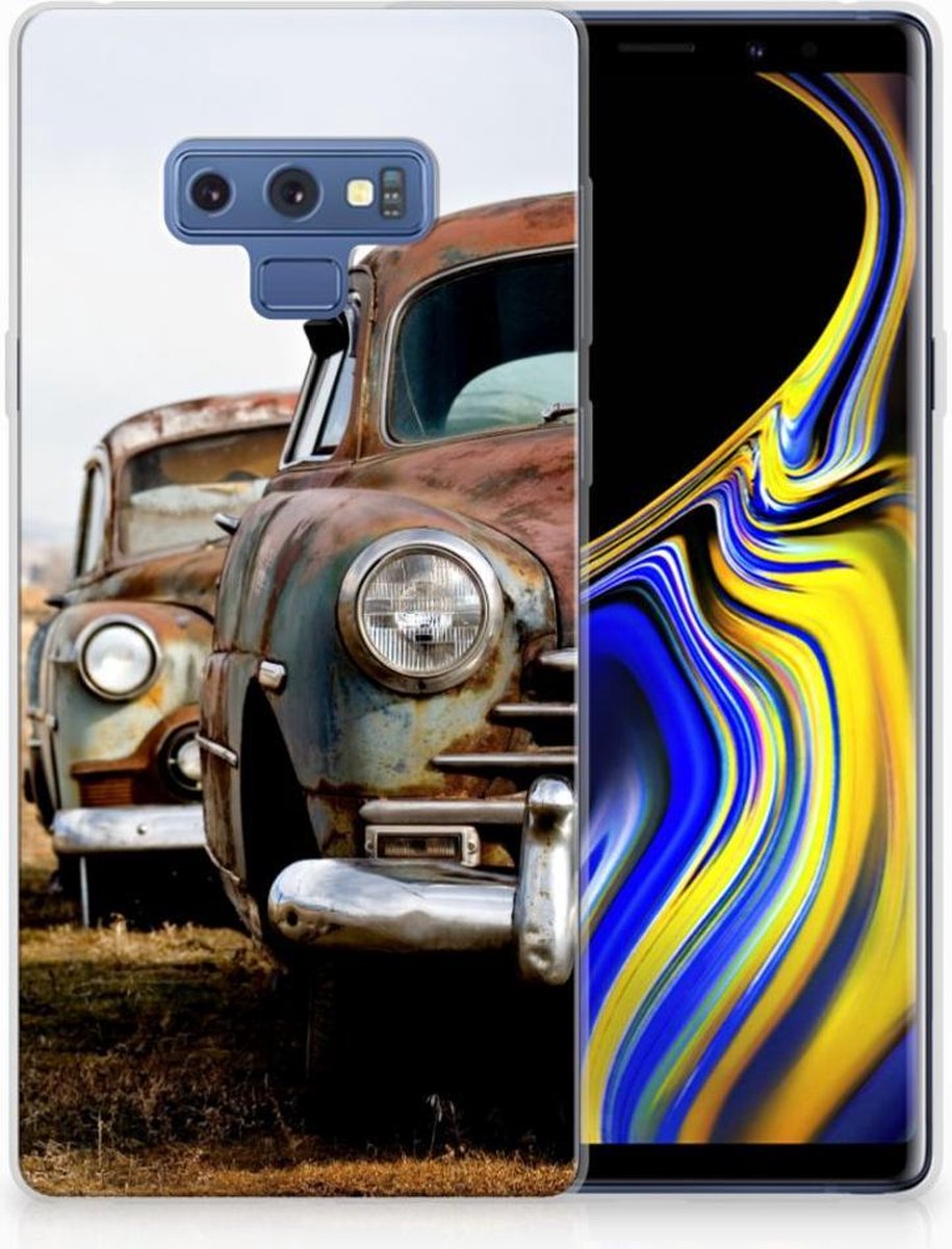 Samsung Galaxy Note 9 Siliconen Hoesje met foto Vintage Auto