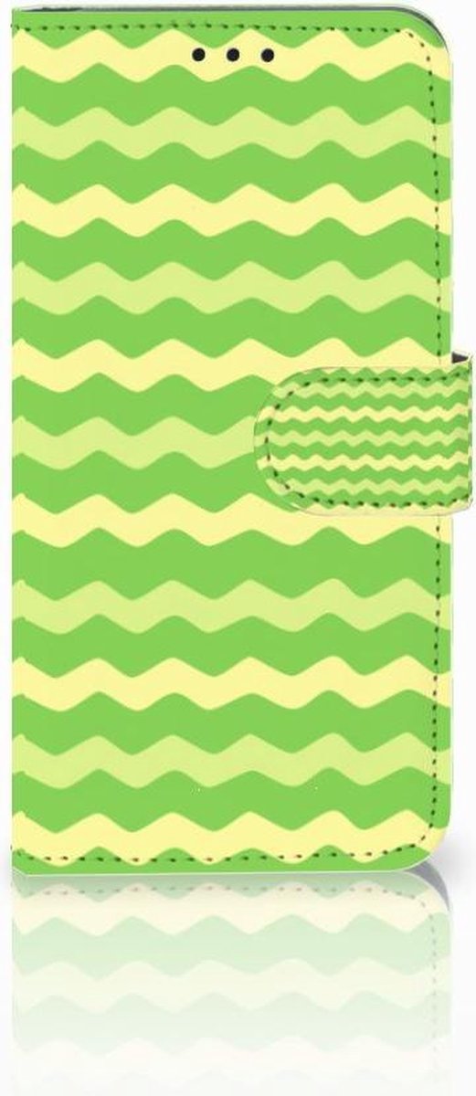 Huawei P30 Lite (2020) Telefoon Hoesje Waves Green
