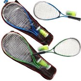 SportX Power Badminton Set Blauw