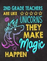 2nd Grade Teachers are like Unicorns They make Magic Happen