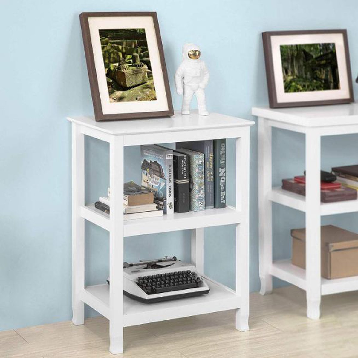 MAHANCRIS Smalle Consoletafel, Salontafel, Entreetafel, Bijzettafel Achter de Bank, Gangtafel, Banktafel, Eenvoudige Stijl, voor Woonkamer, Hal, Slaapkamer, Bruin en Zwart ACTHR112UE01
