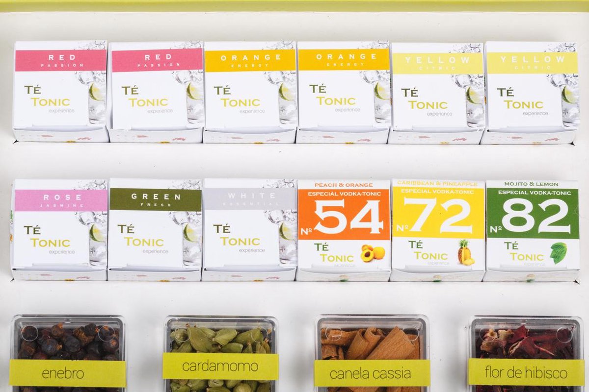 Partybox Te Tonic 24 infusions en 8 Botanicals voor Gin & Tonic