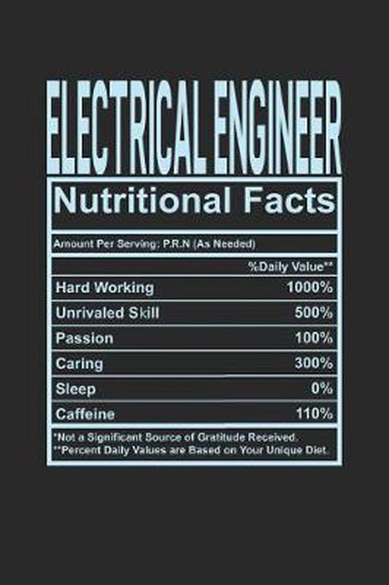 Electrical Engineer Nutritional Facts, Dennex Publishing