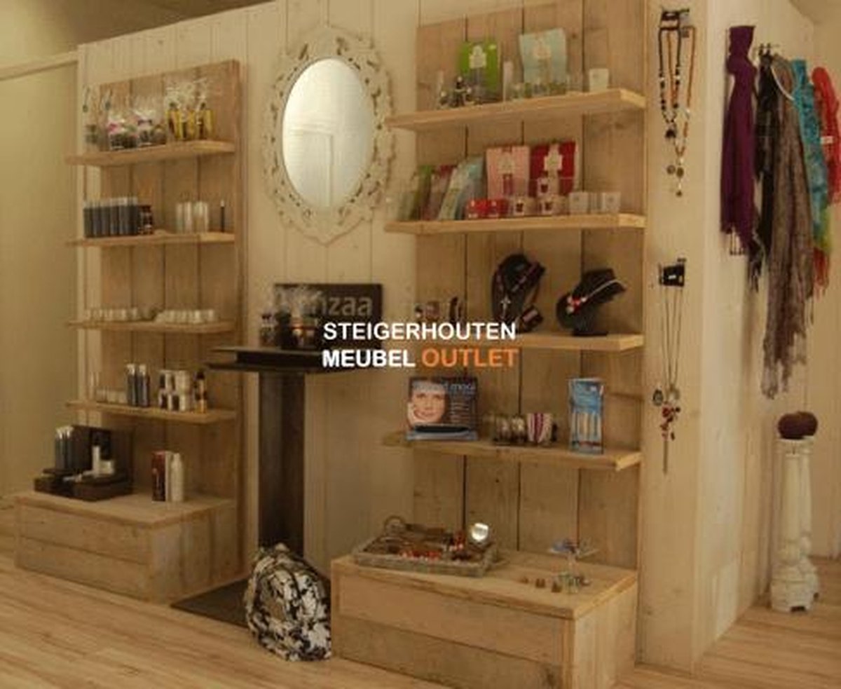 Wandkast Steigerhout Three