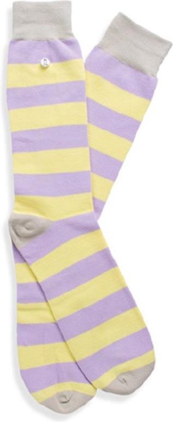Alfredo Gonzales Stripes Yellow/Purple, Maat S (38/41)