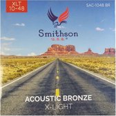 Smithson USA SAC-1048 BR extra Light - Akoestische gitaar snaren