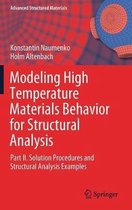 Omslag Modeling High Temperature Materials Behavior for Structural Analysis