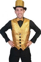 Gouden gilet voor heren XL
