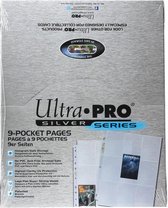 9 Pocket Pages Silver Display (100 Pages)