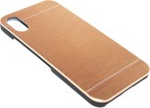 Aluminium hoesje goud Geschikt voor iPhone XS/ X