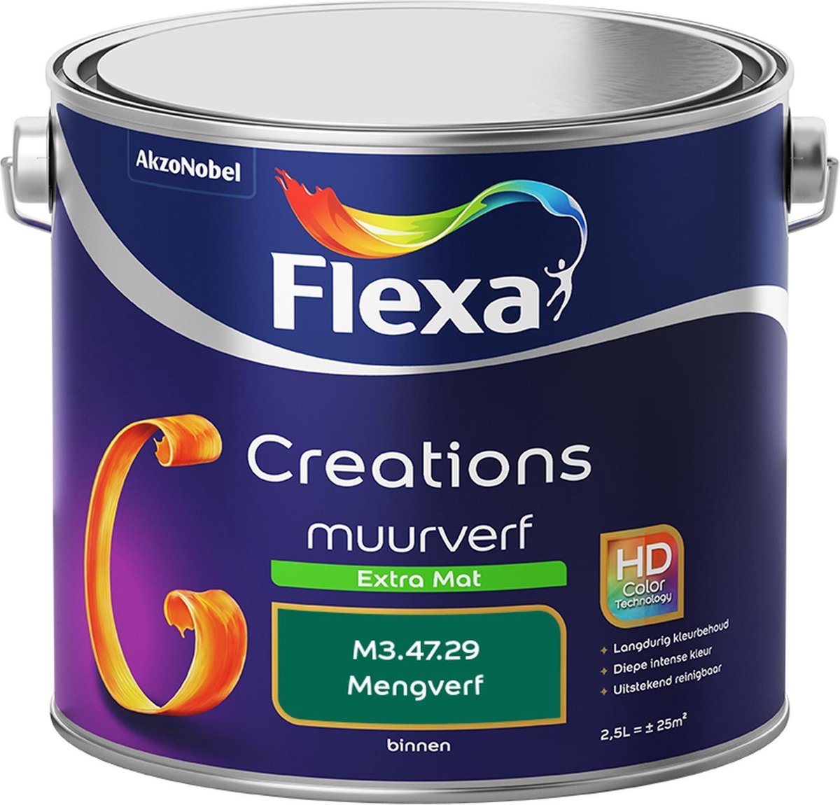 Flexa Creations Muurverf - Extra Mat - Colorfutures 2019 - M3.47.29 - 2,5 liter