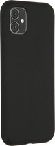 Apple iPhone 11 Pro siliconen hoesje/back cover - Zwart/Black