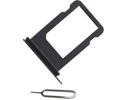 Geschikt voor iPhone XR simkaarthouder + ejectpin - zwart