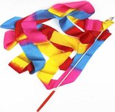 Gymnastieklint | Lint | Gymnastiek | Roze | Geel | Blauw | Rood | Kinderen | Speelgoed | Sport | Ballet | Twirling | Oefeningen | Revalidatie | Danslint | Baton twirling