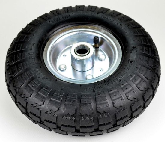 Benson Neuswiel luchtband met metalen velg - 260 x 85 mm - 150 kg belasting - 20 mm as van Benson — afbeelding 5