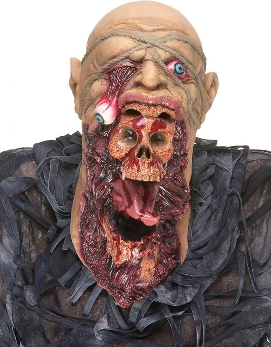 Foto: Vegaoo monsterlijk zombie masker voor volwassenen