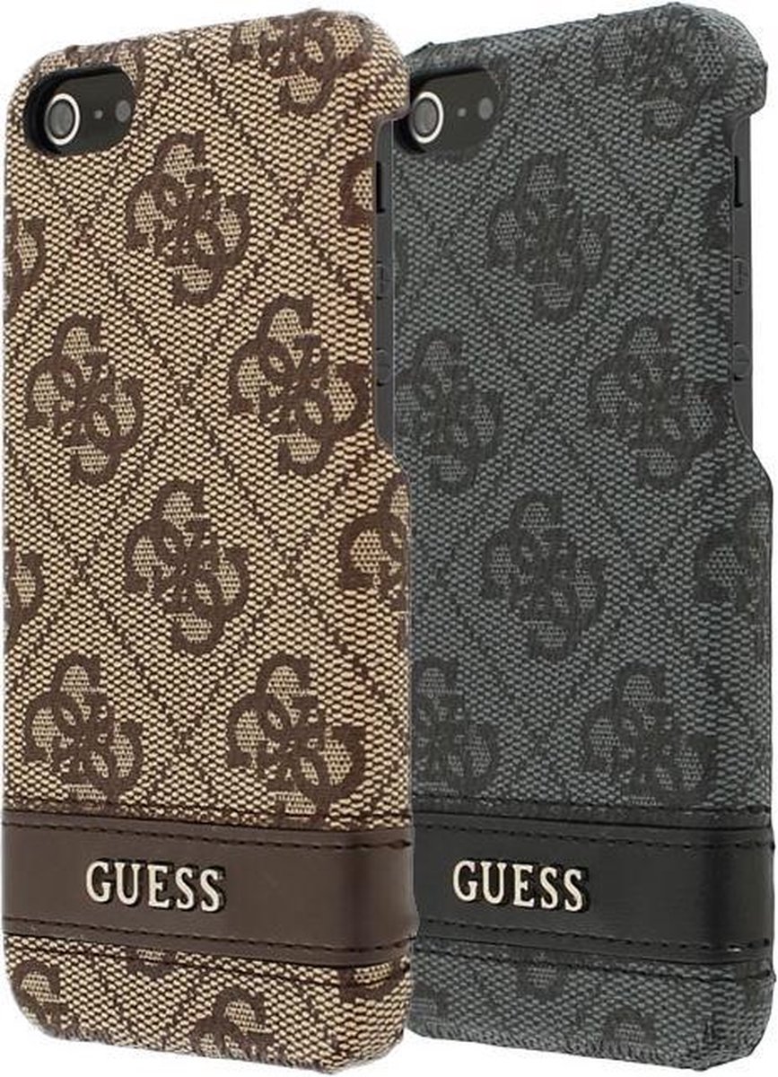 iPhone 5S/5 hoesje - Guess - Grijs - Kunststof