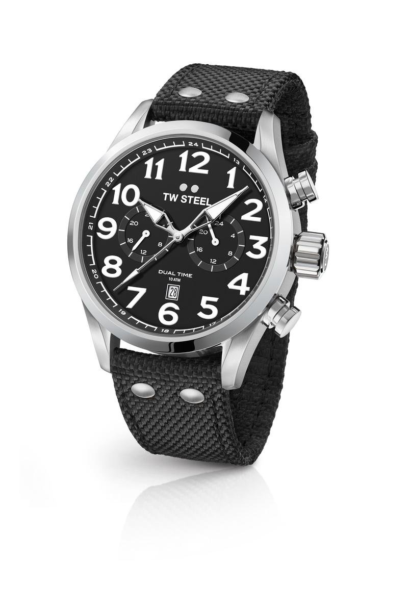 TW Steel Volante VS7 horloge heren zilverkleurig ⍉45