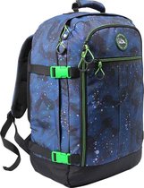 CabinMax Metz Reistas– Handbagage 44L- Rugzak – Schooltas - Backpack 55x40x20cm – Lichtgewicht - Zwart Reef (MZ SP-RF)