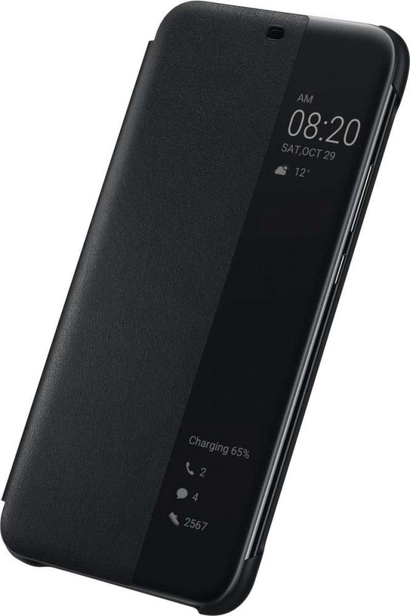 Huawei Mate 20 Lite Smart View Flip Cover - Zwart | bol.com