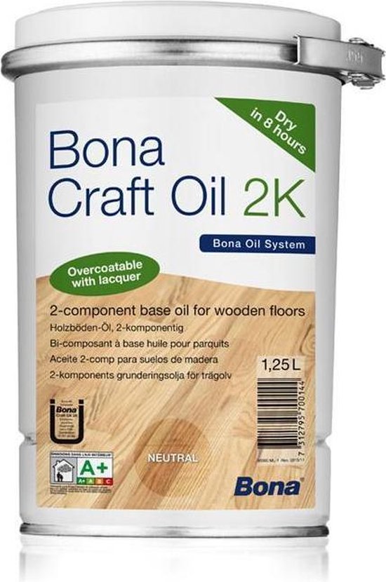 Bona Craft Oil 2k Neutral (pure) - 1,25 liter