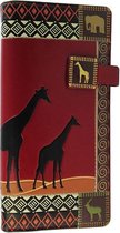 Shagwear Portemonnee Dames - Pasjeshouder - Portefeuille Dames - Kunstleer
 - African Safari (0641Z)
