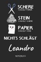 Nichts schl gt - Leandro - Notizbuch