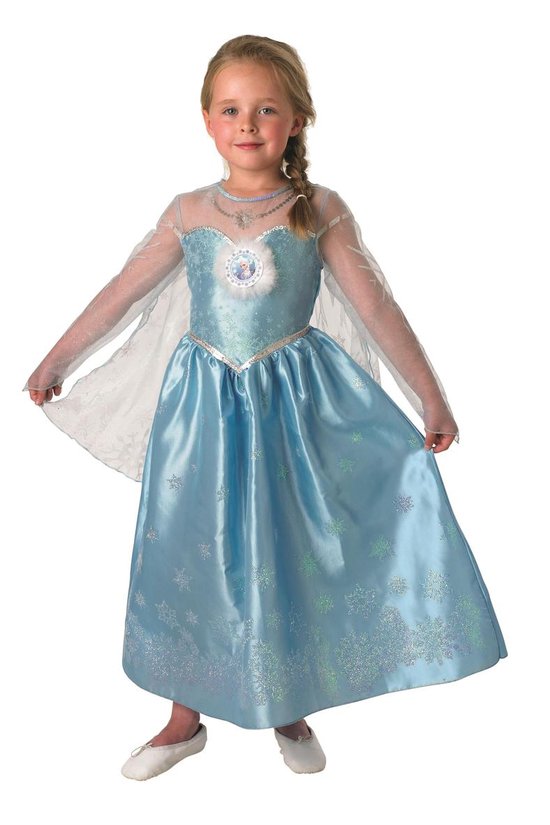 Carry Eigenlijk kever Deluxe kostuum van Elsa Frozen™ voor meisjes - Kinderkostuums - 122/128" |  bol.com