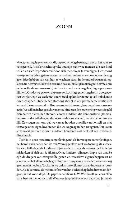Pagina met tekst over voortplanting en ouderschap.