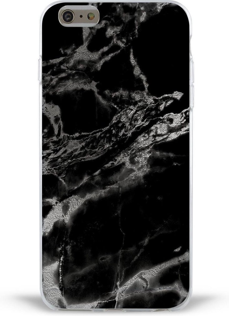 iPhone 6 Plus hoesje Black marble