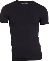 Garage 201 - Bodyfit T-shirt ronde hals korte mouw zwart XL 95% katoen 5% elastan