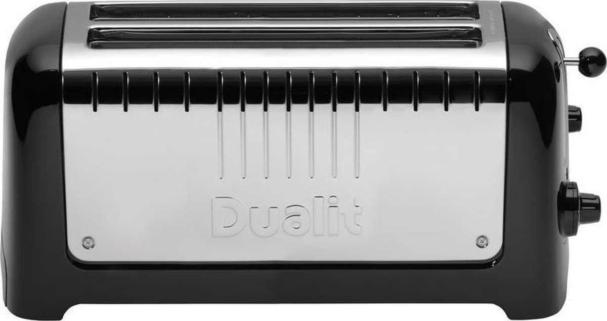 Dualit Lite - Long Slot broodrooster - Zwart - Bagel/Frost