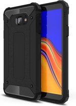 Armor Hybrid Samsung Galaxy J4 Plus Hoesje - Zwart