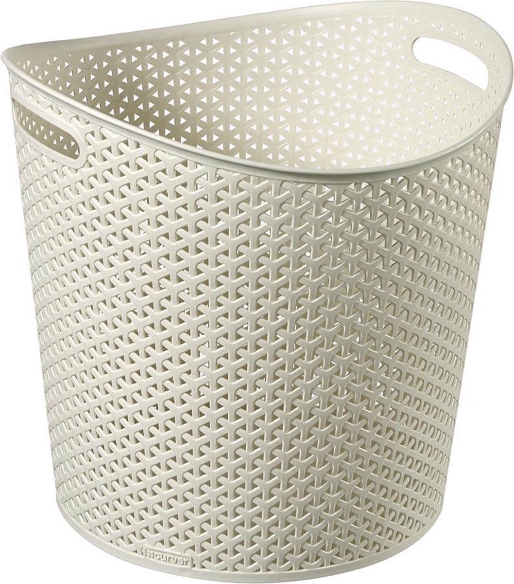 Curver My style Opbergmand - 30 l - Kunststof - Rond - Vintage wit