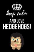 Keep Calm And Love Hedgehogs!
