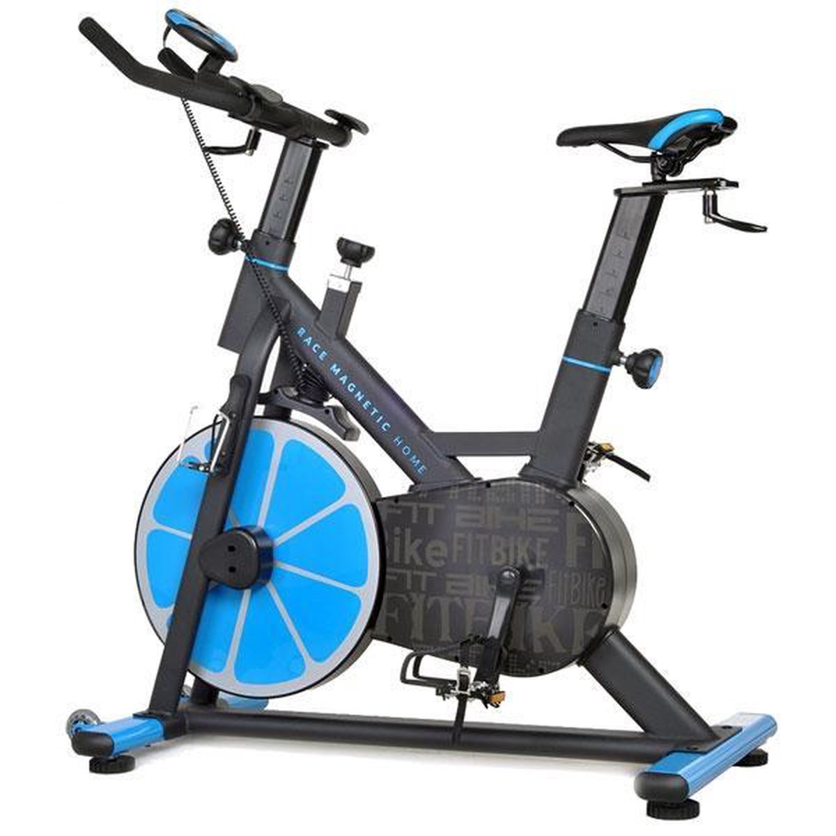 FitBike Race Magnetic Home - Indoor Cycle incl. trainingscomputer - Magnetisch weerstandsysteem - Ergonomisch ontwerp - ...