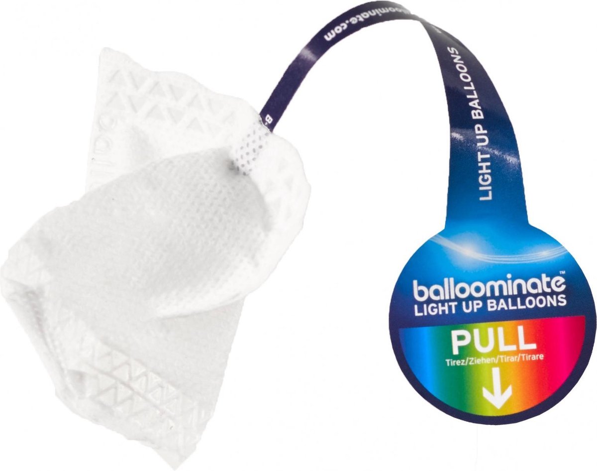 Balloominate Led-verlichtingsmodules Ballonnen 2 Cm Wit 10 Stuks